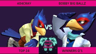 404Cray (Neutral Falco) vs. bobby big ballz (Blue) - ECF 175 Top 24 Winners Quarterfinals SSBM