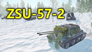 War Thunder - Poor ZSU-57-2 Can't Carry This (Chinese Commentary)