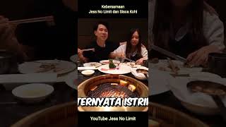 Kebersamaan Jess No Limit dan Sisca Kohl ketika sedang makan