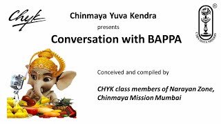 A Conversation with Ganpati Bappa - CHYK Mumbai | #SwamiChinmayananda #ChinmayaMission #Value #Happy