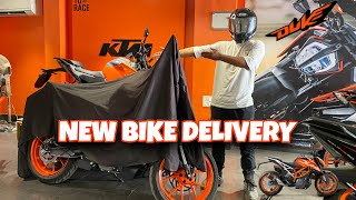 New Bike 😍 Delivery !! Taking Delivery Our New Bike ktm 200… #spvlogsuk17 #ktm