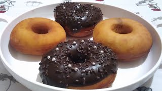 Glutonious rice eggless doughnuts