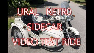 URAL RETRO SIDECAR video equipment test ride