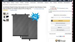 Car Window Shade for Baby, Retractable Car Sun Shade Review