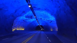 Der Laerdalstunnel - Lærdalstunnelen in Norwegen