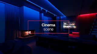 What is a smart home? Scene: cinema in the Grenton Smart Home