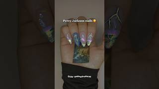 Percy Jackson nails 🥳 #percyjackson