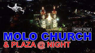 MOLO CHURCH AND PLAZA AT NIGHT | BEAUTIFUL ILOILO