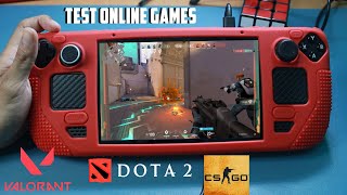 Test Main Free Game Online Dekat Dalam Steam Deck | Dota 2, CS:GO & Valorant! Steam Deck Malaysia