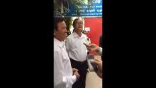 Khmer Hot News on 06 January 2014   Mr. Sam Reangsy & Kem Sokha