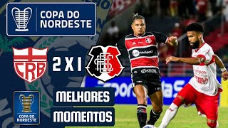 🚨 CRB 2 x 1 Santa Cruz | Melhores Momentos | futebol | Copa do Nordeste 2023 🚨