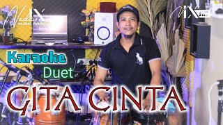 GITA CINTA KARAOKE - DUET - VIRAL - AUDIO JERNIH - DUET TERBARU - NADA9 - JANDHUT + LIRIK LAGU