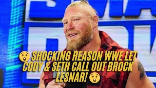 Surprising reason why WWE  Cody Rhodes and Seth Rollins reference Brock Lesnar revealed by analyst