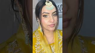 Easy Haldi Eyemakeup ✨ #eyemakeupoftheday #makeup