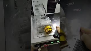 mini enclosed fiber laser marking machine with full cover