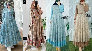 Model Baju gamis Motif Terbaru | Simple dan Elegan | Model Baju Gamis Terbaru 2024 Trend Sekarang 🤩