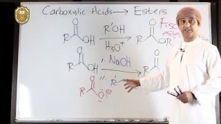 Esterification of Carboxylic Acids