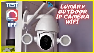 Lumary Outdoor IP Camera WIFI led light Motion Detection and Night Vision