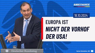 Europa ist nicht der Vorhof der USA!