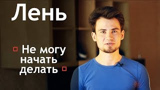 Лень. Не могу начать делать докторскую. Кейс.