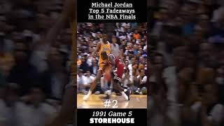 Michael Jordan's Top 5 Fadeaways in the NBA Finals #shorts