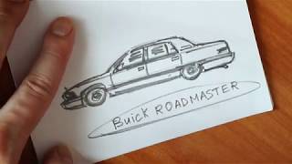 Как нарисовать машину Buick Roadmaster