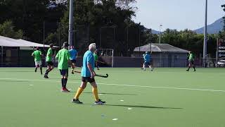 Over 60’s Mens HockeyQld ChampionshipsCairns 2021. Blue V Green