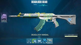 DEADLOCK VANDAL LEVEL 100 AGENT UNLOCK - VALORANT