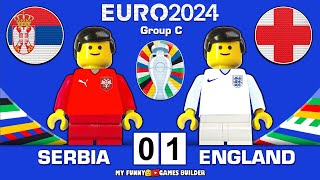 Serbia vs England 0-1  - All Goals & Highlights EURO 2024 ( Group C ) Lego Football