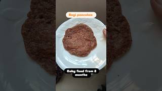 Ragi pancakes rich in iron best for babies #shorts #ytshorts #babyfood #ragi