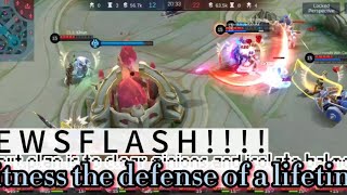 SAVAGE defense | WTF moments in MLBB #mobilelegends #savage #mlbb #mlbb