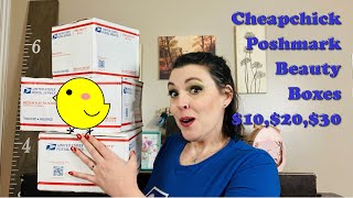 Cheap Chick Poshmark Mystery Boxes! Three Beauty Boxes at 3 Different Prices!