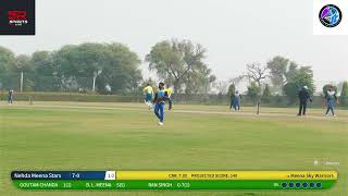 DAY - 5 RISING 🔴 MPL 11🏏 || Meena Sky Warriors v/s Nehda Meena Stars || MEENA PREMIER LEAGUE