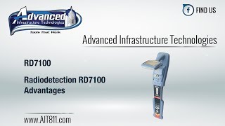 Radiodetection RD7100 Advantages