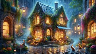 Whimsical Witchy Shop Rainy Day 🧚 Cozy ASMR Nature Forest Sounds