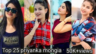 Top 25 priyanka mongia tik tok video | Love special video | Tik tok video | priyanka mongia punjabi