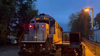 NJT trains in Hackettstown, NJ 9/24/24 and 9/25/24