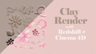 Clay Render with Redshift & Cinema 4D