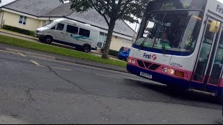 [HD] SCREAMING VOLVO B6BLE THRASH + HILL CLIMB! - 48231 First Devon & Cornwall