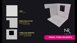 ESPACIO A ESCALA n°2 PIEZAS PARA MAQUETA