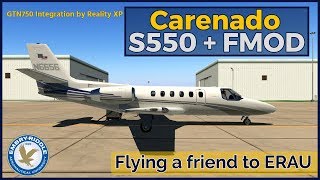 [XP11] Carenado S550 + FTSim FMOD + GTN750 | Along the East Coast | xEnviro