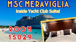 ROOM TOUR: MSC Meraviglia Inside Yacht Club Suite 15029