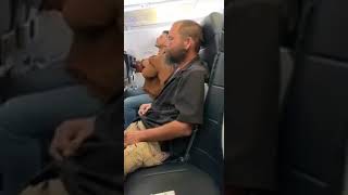 Guy SMOKES A CIGARETTE ON AIRPLANE!