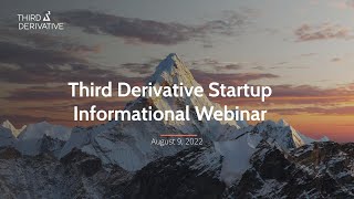 Third Derivative Startup Accelerator Info Session