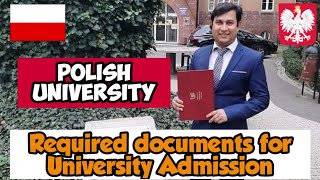 Required documents for University Admission!! Student visa in Poland for Bangladeshi students!!