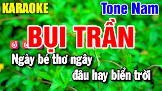 Karaoke Bụi Trần ( Kiếp Nhân Sinh ) Nhạc Sống Tone Nam F#m | Yến Như