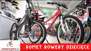 Rowery dziecięce Romet Rambler 24 oraz Romet Jolene 24