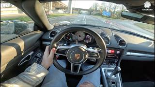 Porsche 718 Boxster S POV Morning Drive