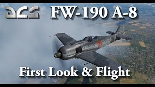 DCS FW 190 A-8 - First Look & Flight