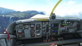 landing on Mulanje Mountain (FWMJ), Malawi, Xbox Series S, MSFS 200